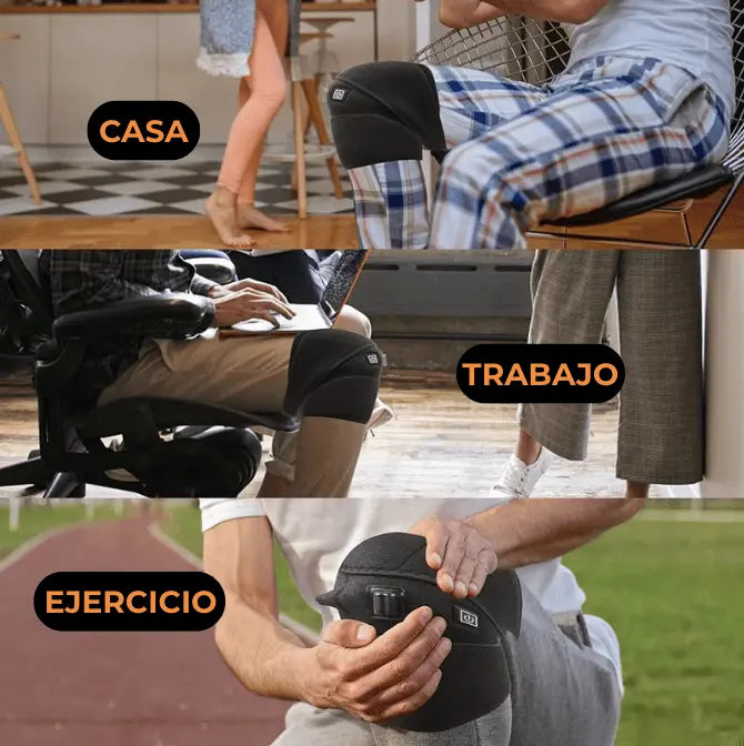 Rodillera Térmica Eléctrica con terapia de calor ajustable