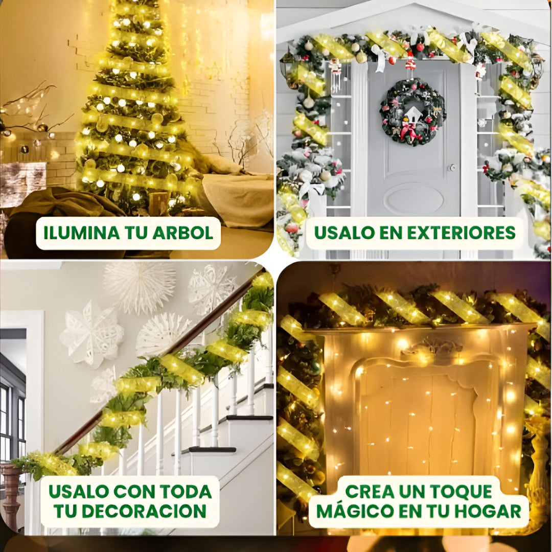 Magic Glow | Cinta led navideña de 3 metros 🎄