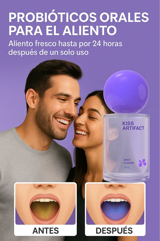 Spray oral probiótico para el aliento