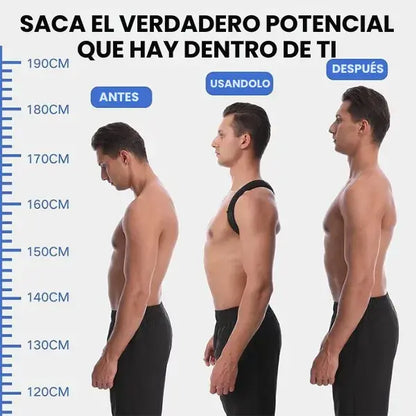 Corrector de postura ajustable| Diseño invisible 2025