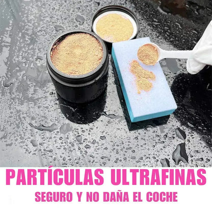 Polvo para pulir vidrio con ceróxido | Elimina manchas persistentes y acumuladas 🚗