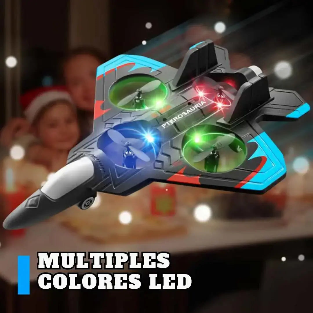 ✈️ Avión de combate RC acrobático con giro de 360° | 🔥 ¡Oferta imperdible con el 50% de dct!!