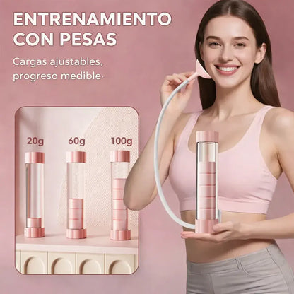 Entrenador de respiración portátil para disminuir grasa abdominal
