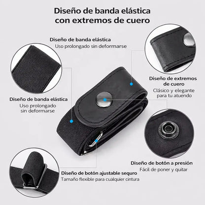 Cinturon elastico Moderno para jeans de hombre |  Pack x2 unidades
