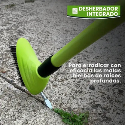 Cepillo 3 en 1 versátil para eliminar maleza