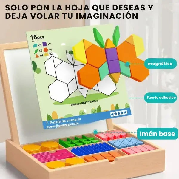 TANGRAM | Rompecabezas magnético 227 piezas