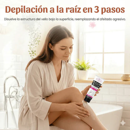 Crema depilatoria sin dolor | Piel suave en minutos