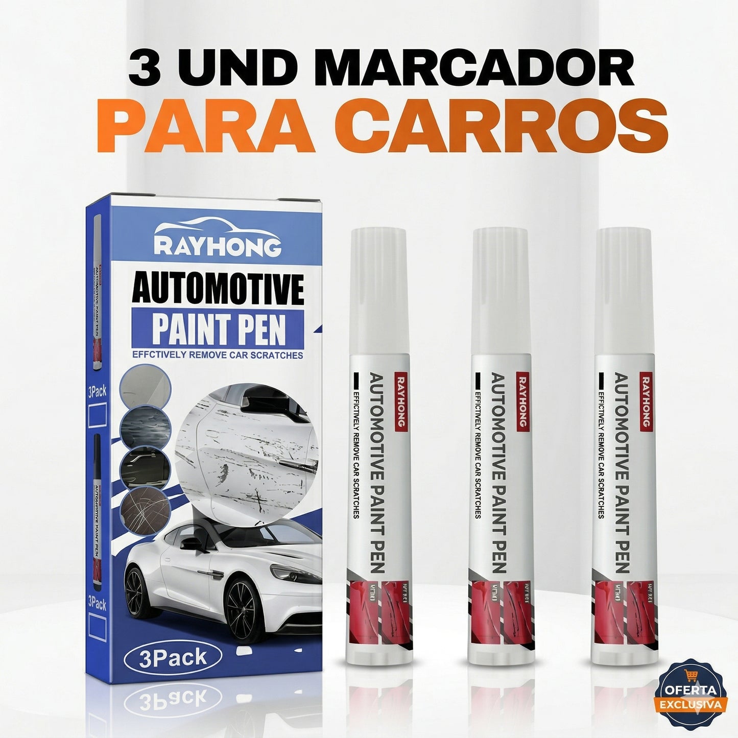 Lapiz magico quitarayones para autos - Pack x3