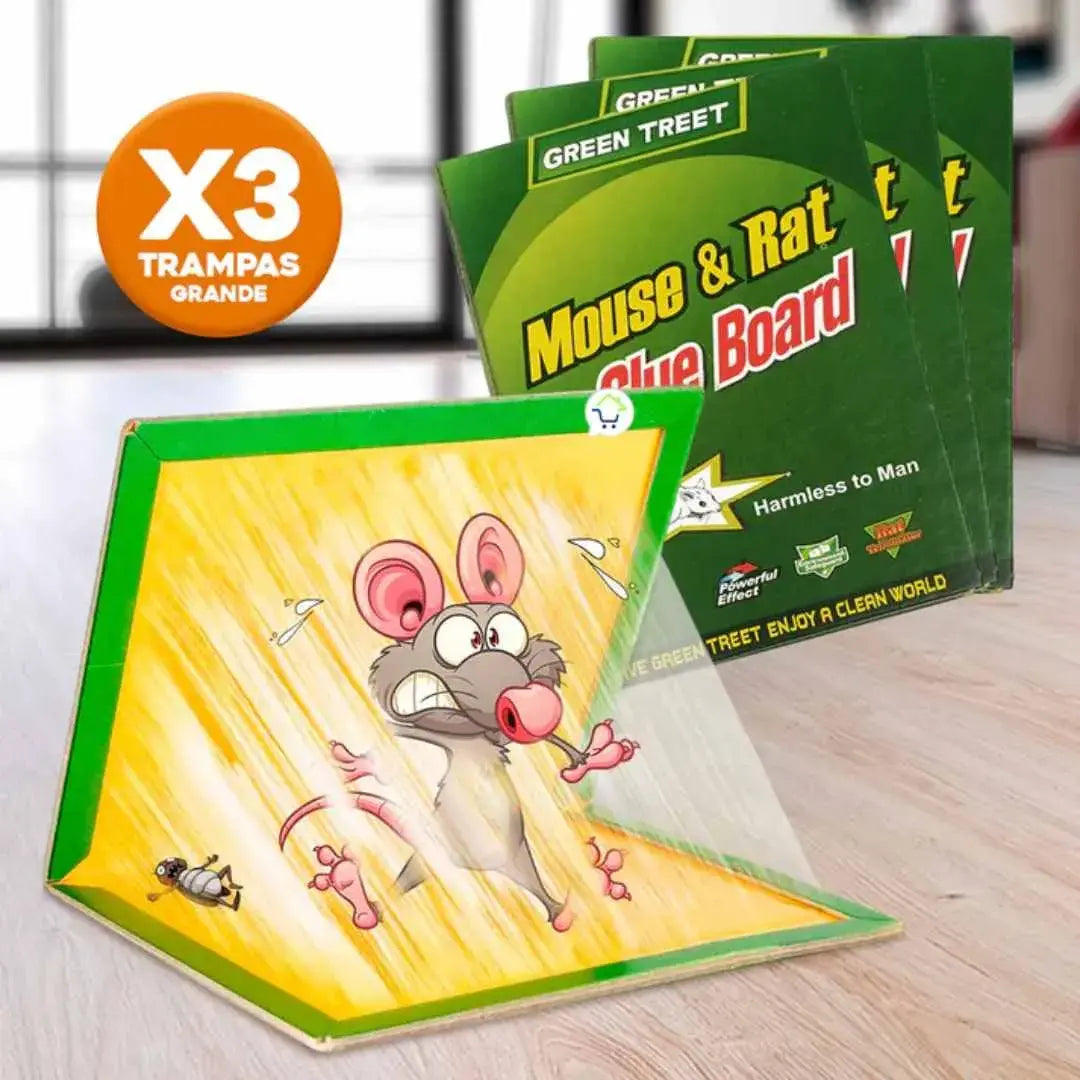 Trampa Adhesiva para Ratones | Hoy paga 1 y recibe 3🎁