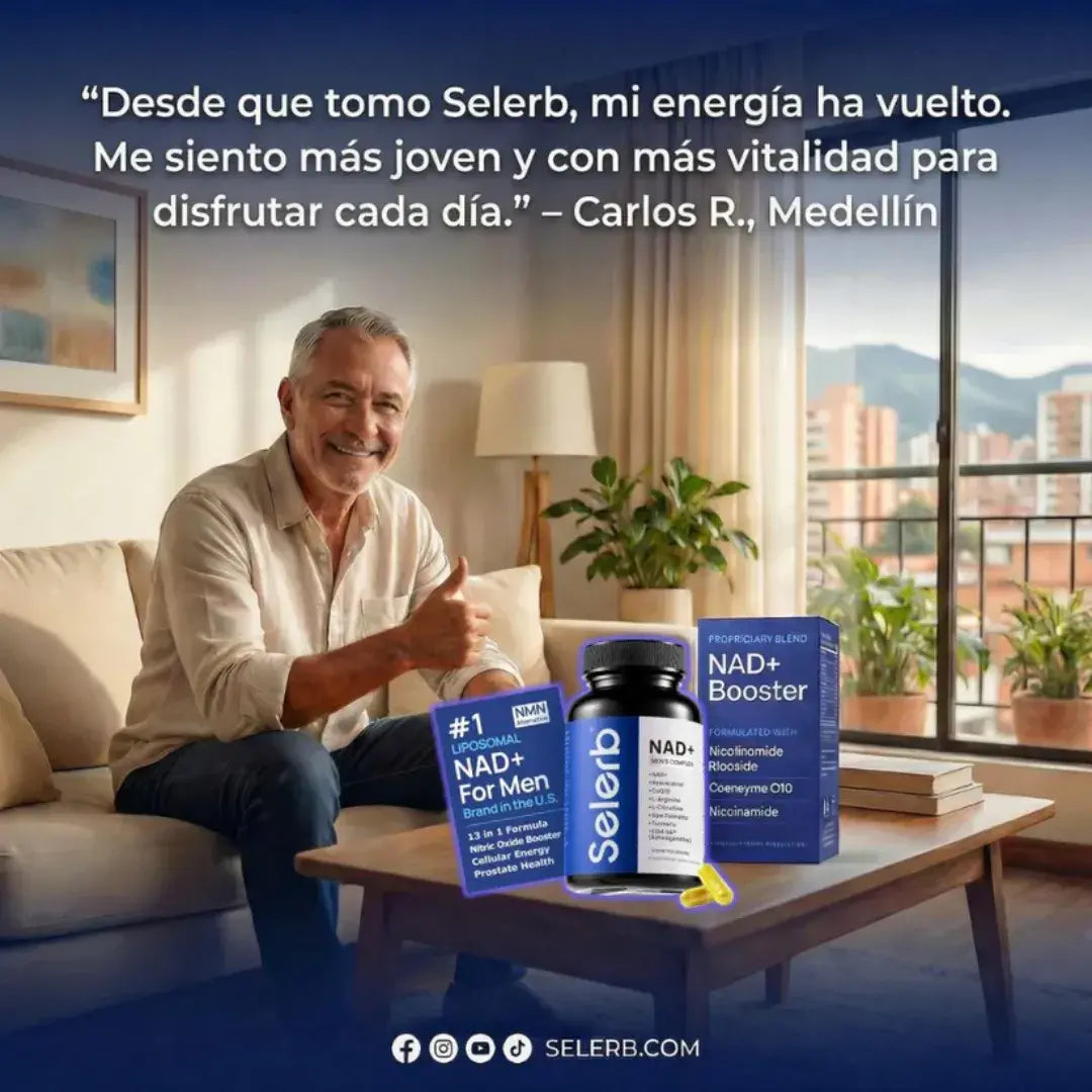 SELERB con NAD+ suplemento para hombres