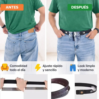 Cinturon elastico Moderno para jeans de hombre |  Pack x2 unidades