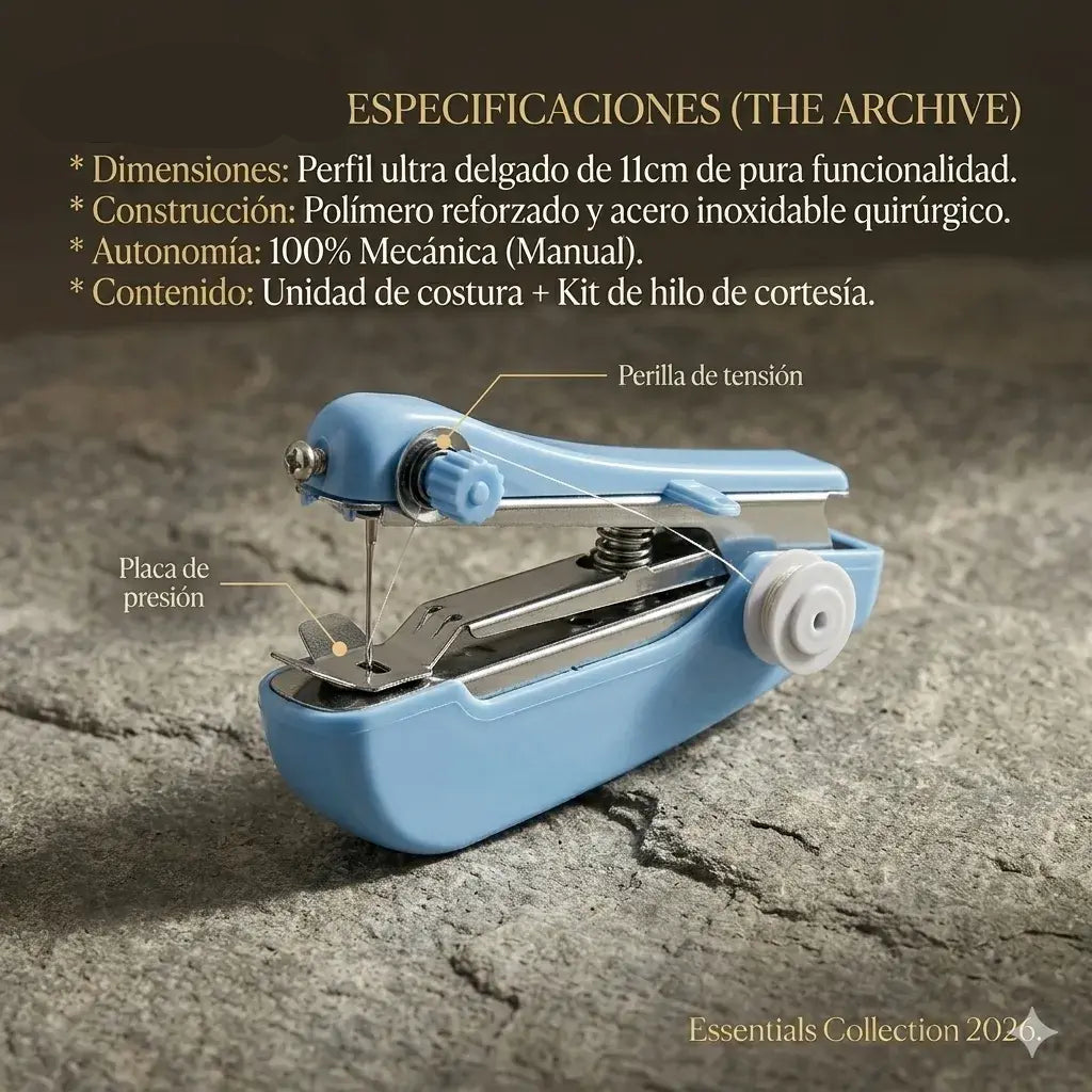 Mini cosedora manual portatil para uso domestico