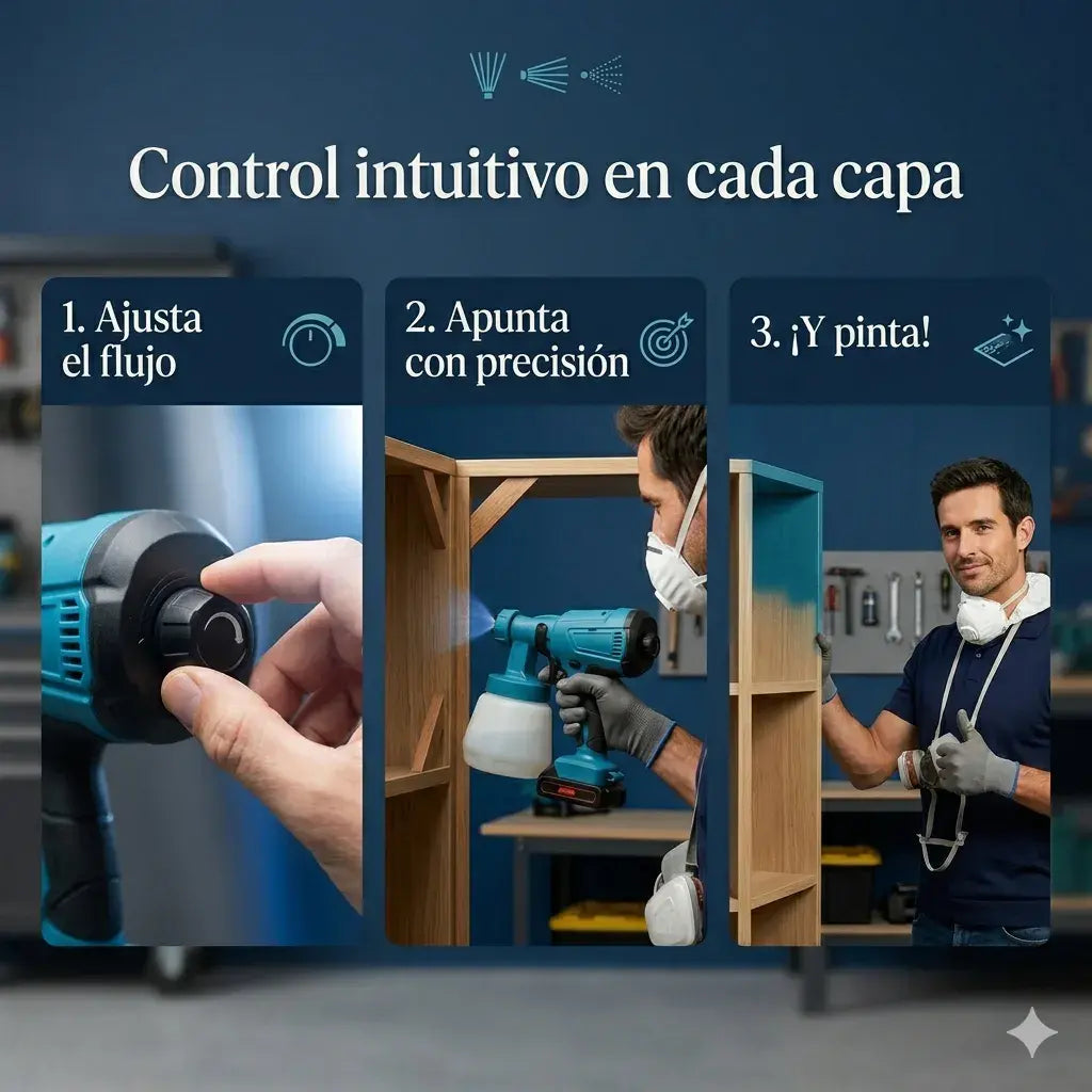 Pulverizador de pintura eléctrico inalámbrico MAKITA (Con bateria recargable)