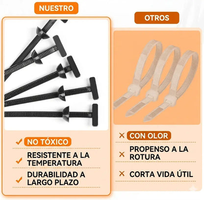 Set de correas para reparación automotriz, super resistentes 🚘 | pack por 100 unidades