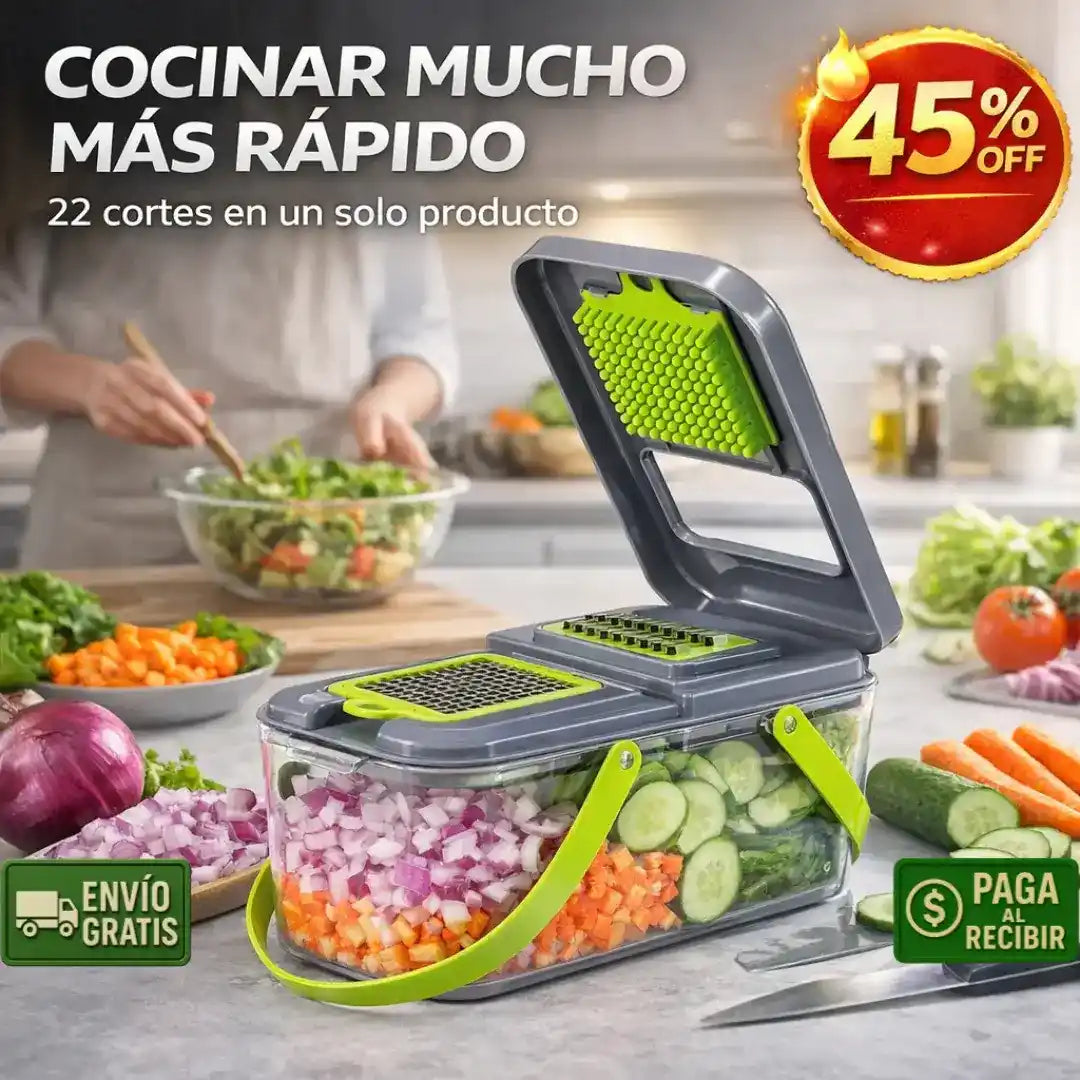 CocinaPro | 22 Cortes diferentes – Ahorra Tiempo y dinero!